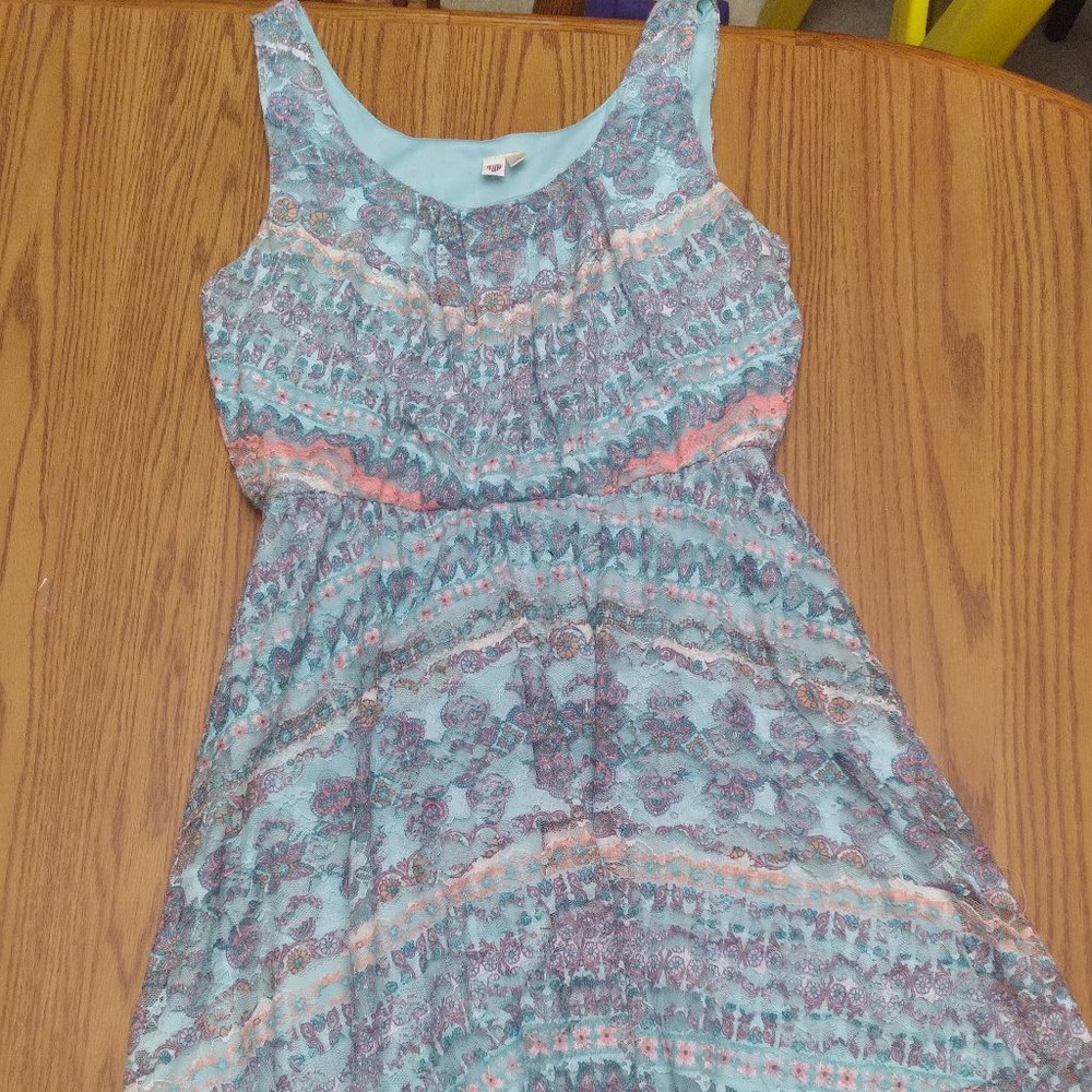 Blue Flowy Dress